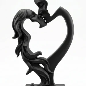 Sculptura Decorativa The Loving Couple - Compozit Carbon