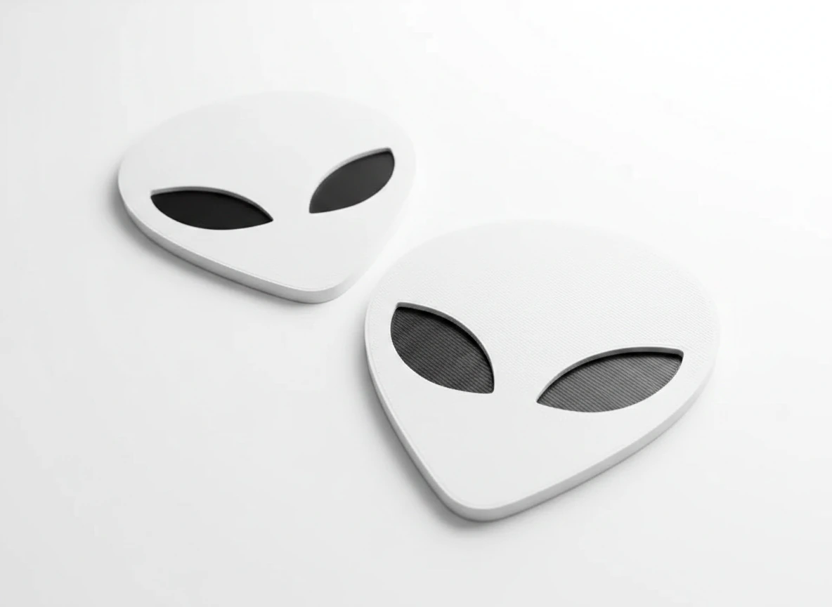 Suport Pahar Decorativ cu Design Jucăuș - culoare white studio, produs imprimat 3D Vibecraft