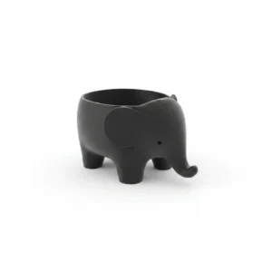 Jardinieră Decorativă Elefant pentru Plante Mici Imprimată 3D - culoare black studio, produs imprimat 3D Vibecraft