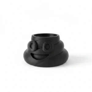 vc-mw-2432678-black-studio Ghiveci Decorativ Amuzant pentru Plante Mici, Design Jucăuș - culoare black studio, produs imprimat 3D Vibecraft