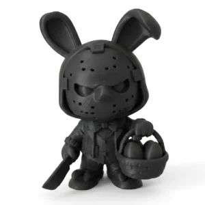 Figurină Colecție Decorativă Iepuraș Tematic Mashup Unic - culoare black studio, produs imprimat 3D Vibecraft