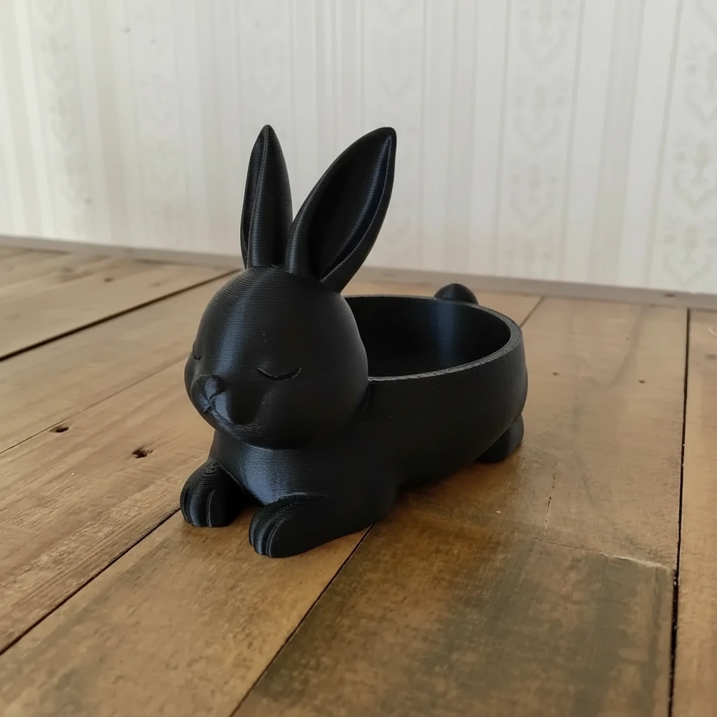 Recipient Decorativ în Formă de Iepuraș pentru Obiecte Mici - culoare group, produs imprimat 3D Vibecraft