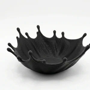 Bol Decorativ Modern Design Splash Obiecte Mici - culoare black studio, produs imprimat 3D Vibecraft