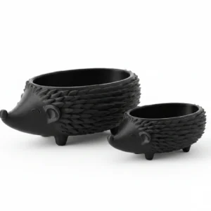 Jardinieră Decorativă Arici Mini pentru Plante Mici - culoare black studio, produs imprimat 3D Vibecraft
