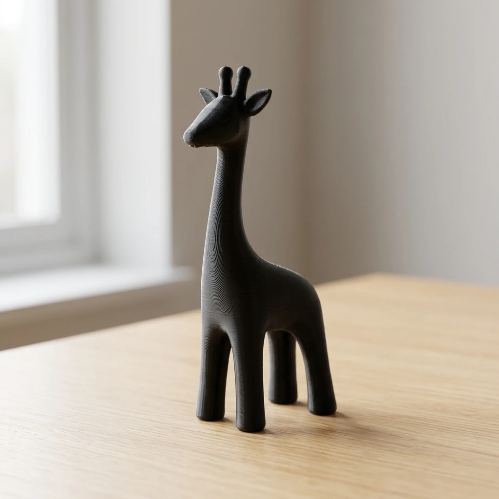 Figurina Decorativa Girafa Stil Japandi - imagine 2
