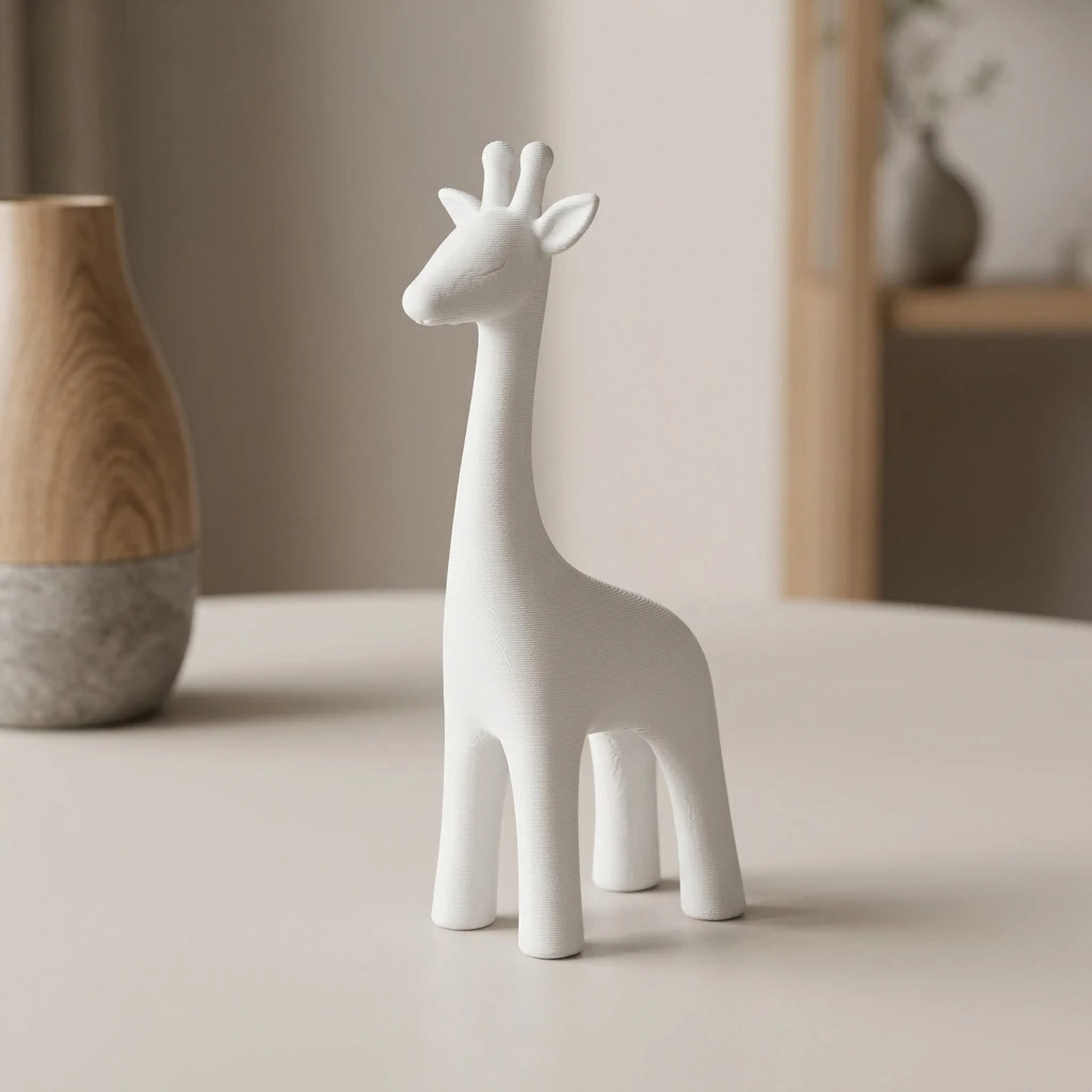 Figurina Decorativa Girafa Stil Japandi - imagine 3