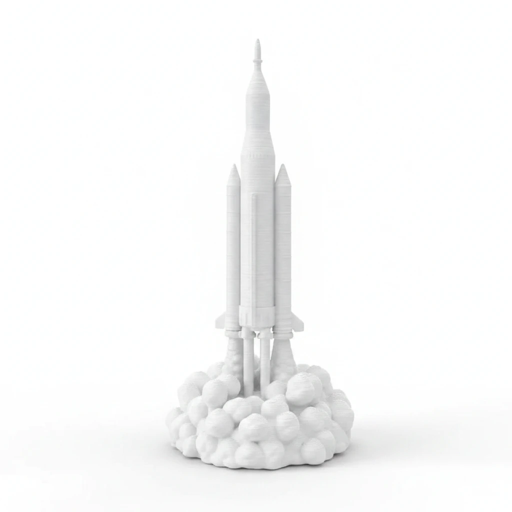 Model Decorativ Lansare Rachetă Spațială Artemis II - imagine 4
