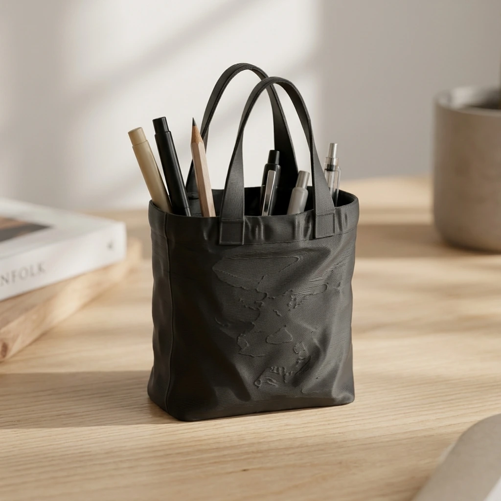 Organizator birou cu design textil - imagine 2