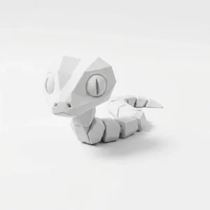 Sculptură decorativă șarpe cu design geometric