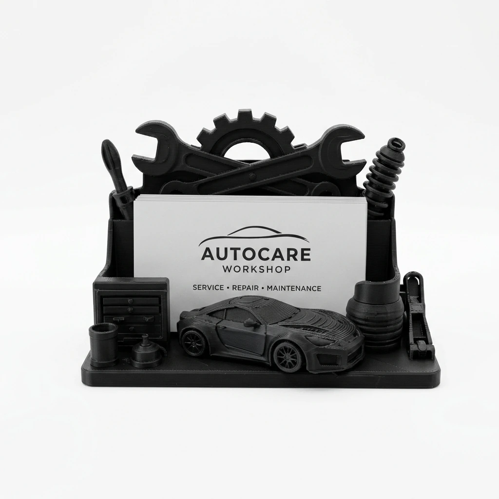 Suport carti de vizita tematic auto - imagine 4