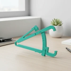 Artă Decorativă de Perete cu Design Inedit, Imprimată 3D - culoare Albastru verzui, imprimare 3D Vibecraft