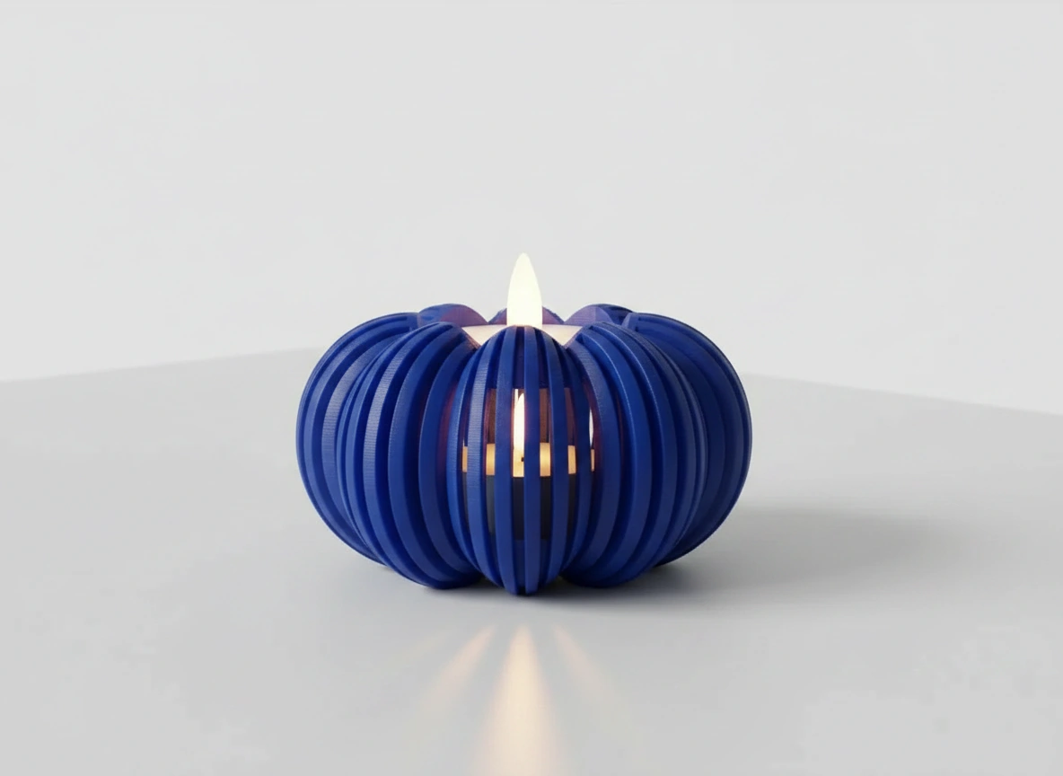 Mini Lampă de veghe decorativă cu design modern - culoare Albastru, imprimare 3D Vibecraft