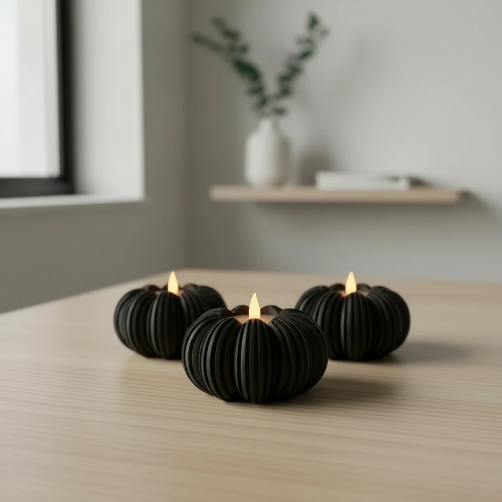 Mini Lampă de veghe decorativă cu design modern - culoare Verde, imprimare 3D Vibecraft