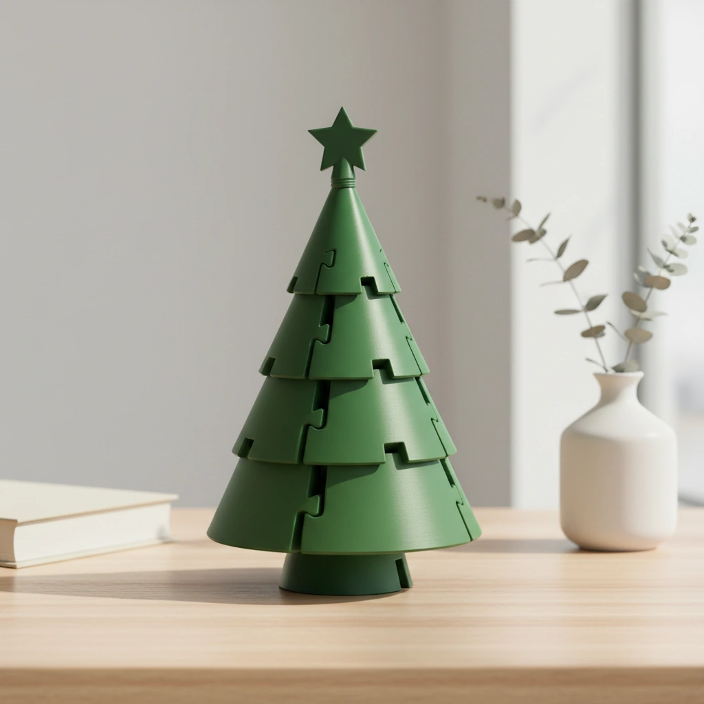 Figurină Decorativă Broască cu Căciulă, 5 cm - culoare Verde, imprimare 3D Vibecraft