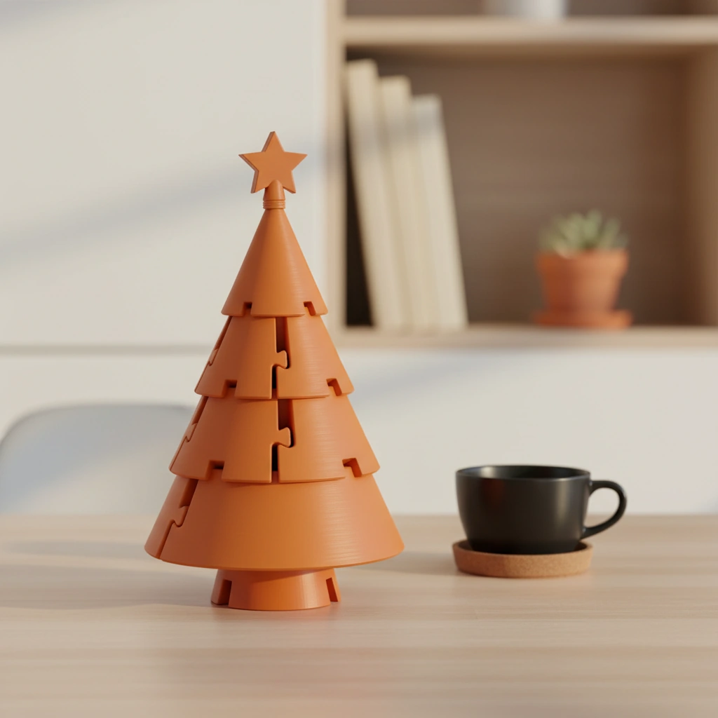 Figurină Decorativă Broască cu Căciulă, 5 cm - culoare Portocaliu, imprimare 3D Vibecraft