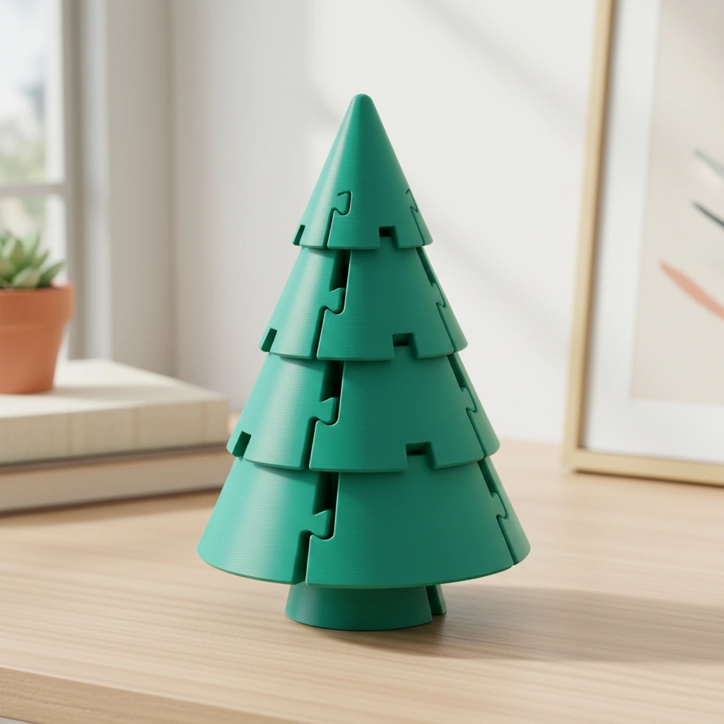 Figurină Decorativă Broască cu Căciulă, 5 cm - culoare Albastru verzui, imprimare 3D Vibecraft