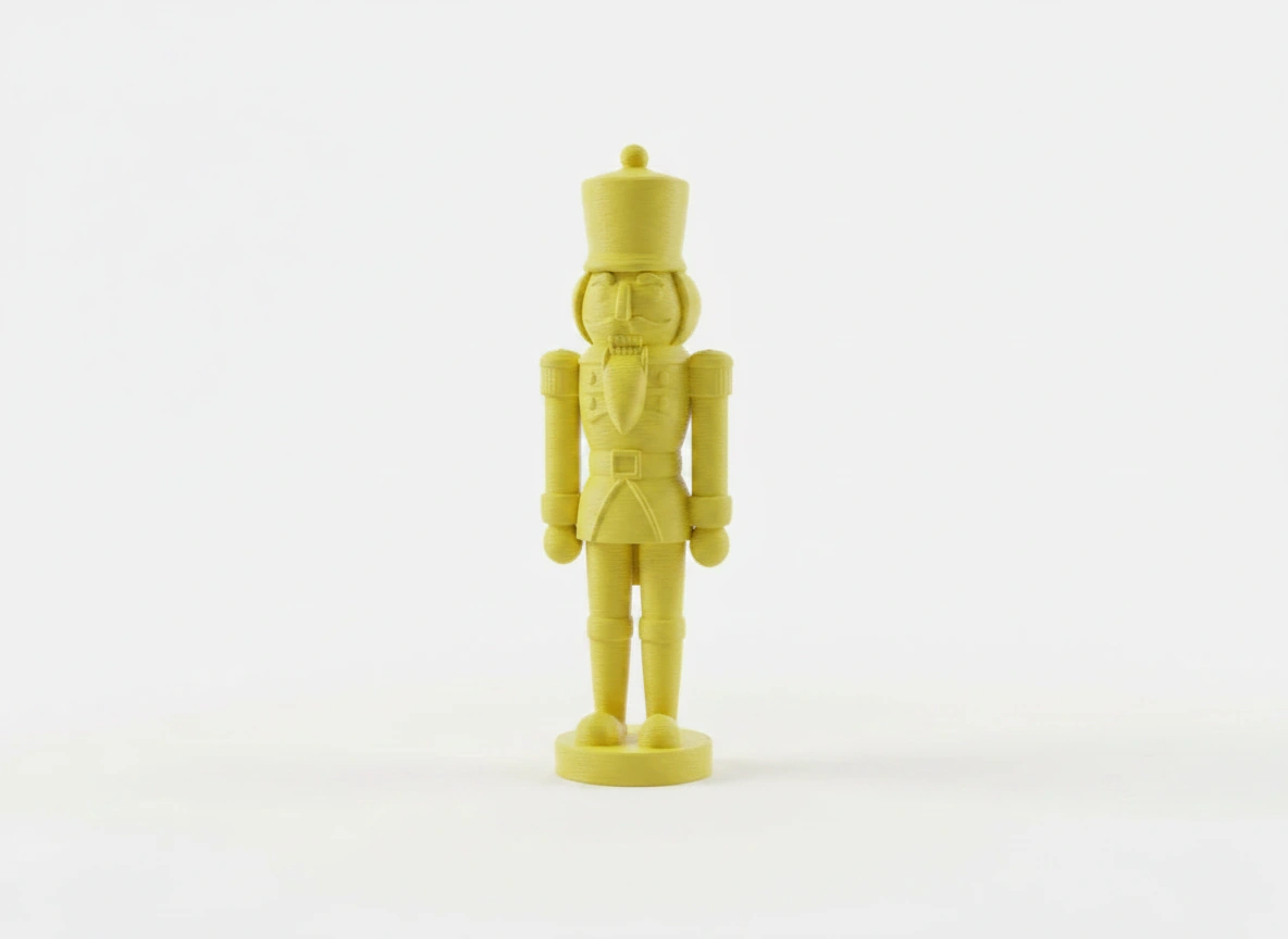 Figurină Decorativă Nutcracker Tradițional 15 cm - Imprimare 3D Plastic - culoare vibecraft Figurină Decorativă Nutcracker Tradițional 15 cm - Imprimare 3D yellow studio, produs imprimat 3D Vibecraft