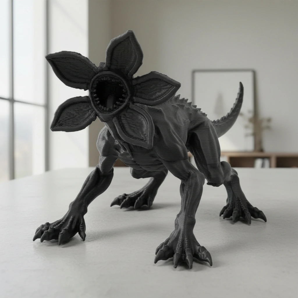 Figurină Detaliată Creatură Fantastică pentru Colecție - Negru compozit fibra de carbon, imprimare 3D Vibecraft