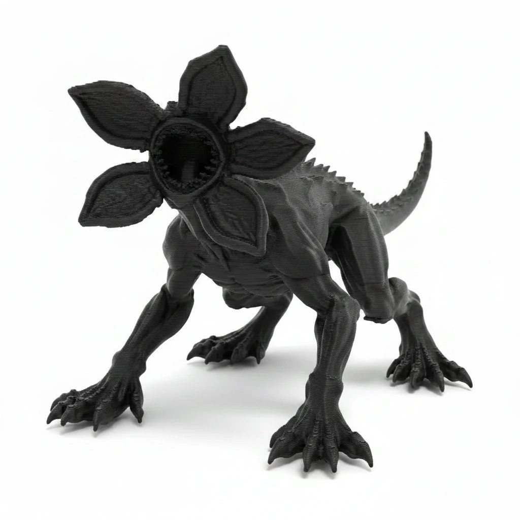 Figurină Detaliată Creatură Fantastică pentru Colecție - Negru compozit fibra de carbon, imprimare 3D Vibecraft
