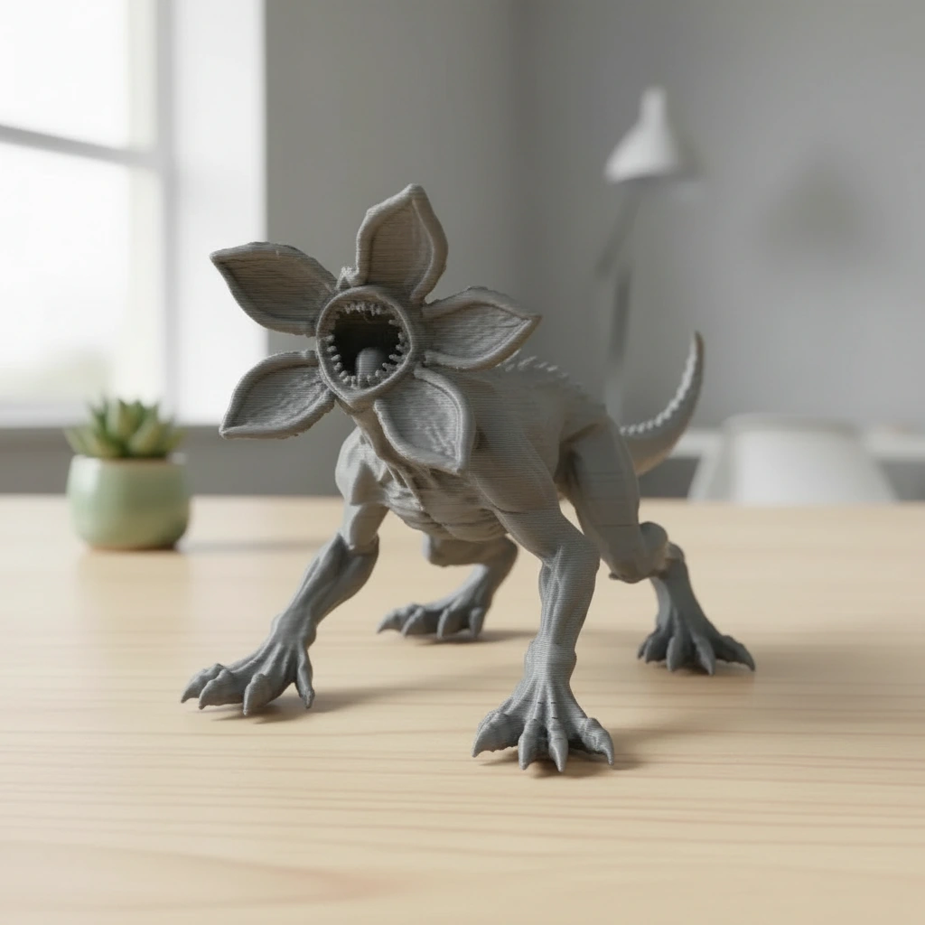 Figurină Detaliată Creatură Fantastică pentru Colecție - culoare Gri, imprimare 3D Vibecraft