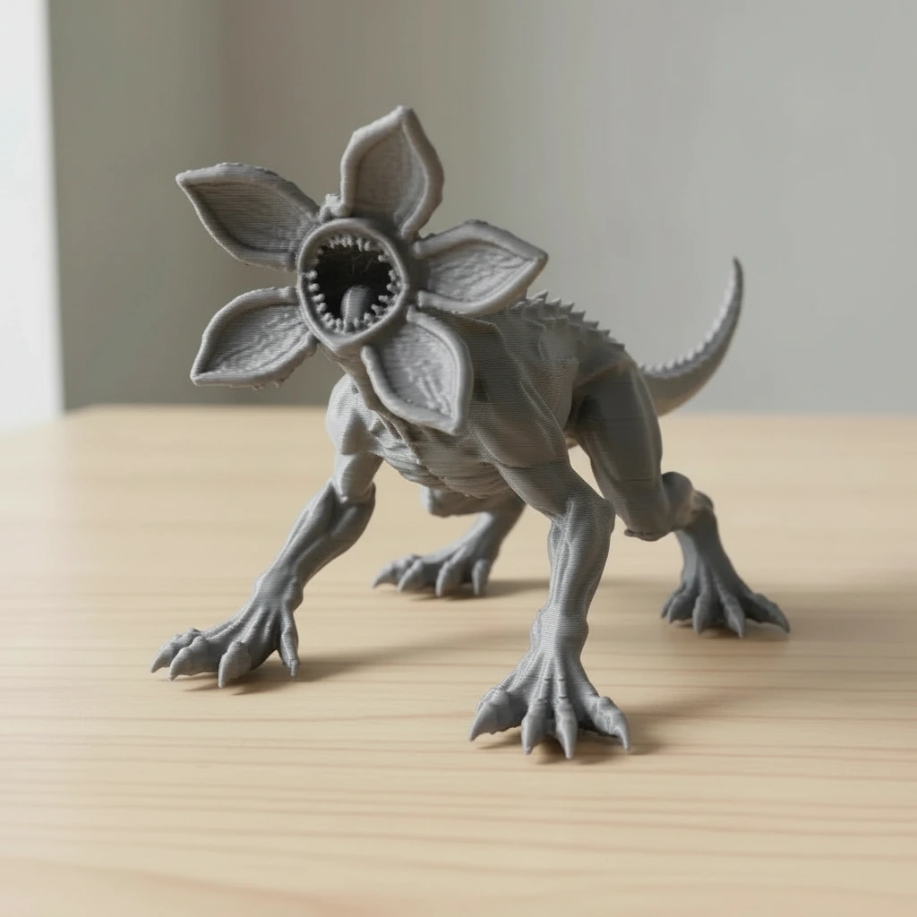 Figurină Detaliată Creatură Fantastică pentru Colecție - culoare Gri, imprimare 3D Vibecraft
