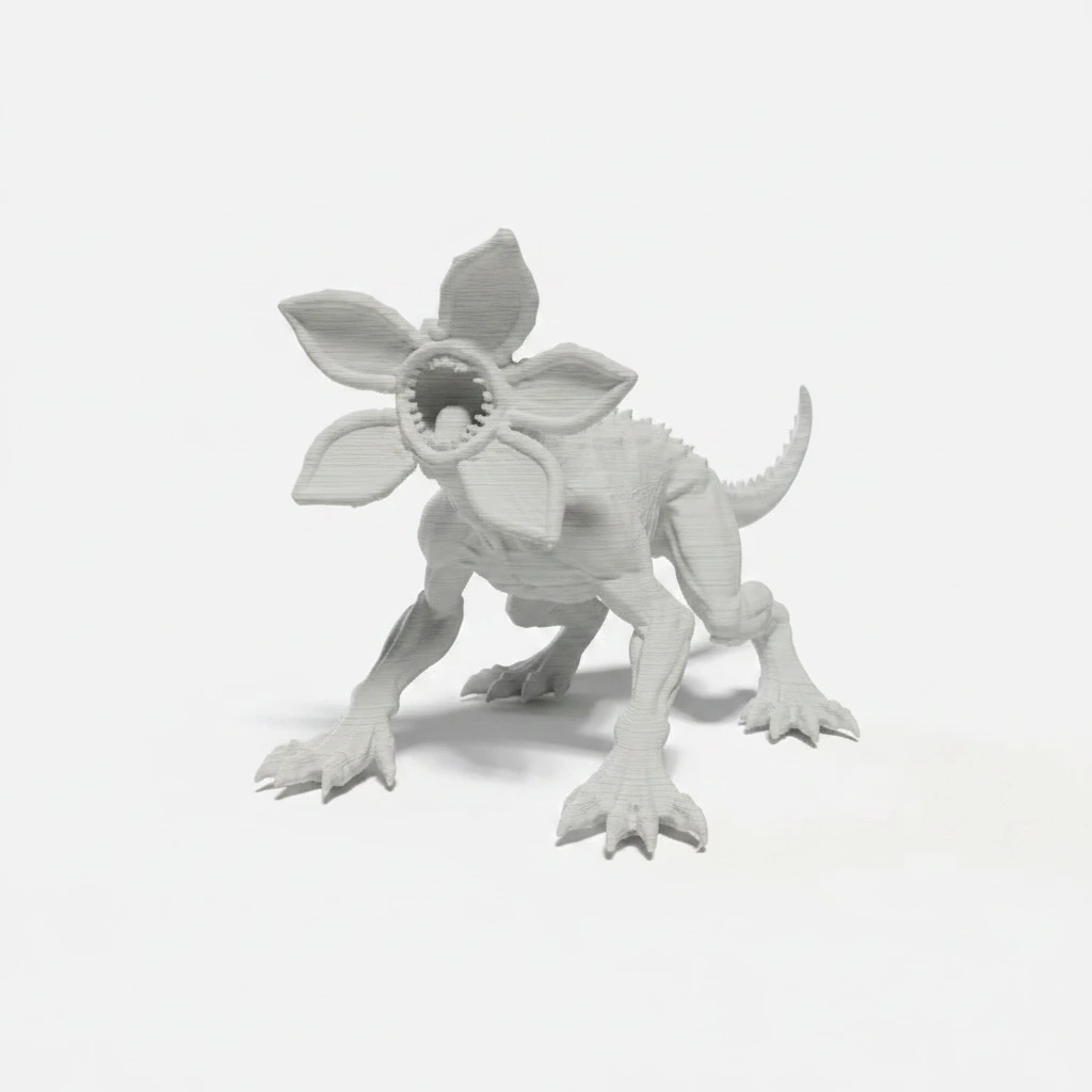 Figurină Detaliată Creatură Fantastică pentru Colecție - culoare Gri, imprimare 3D Vibecraft