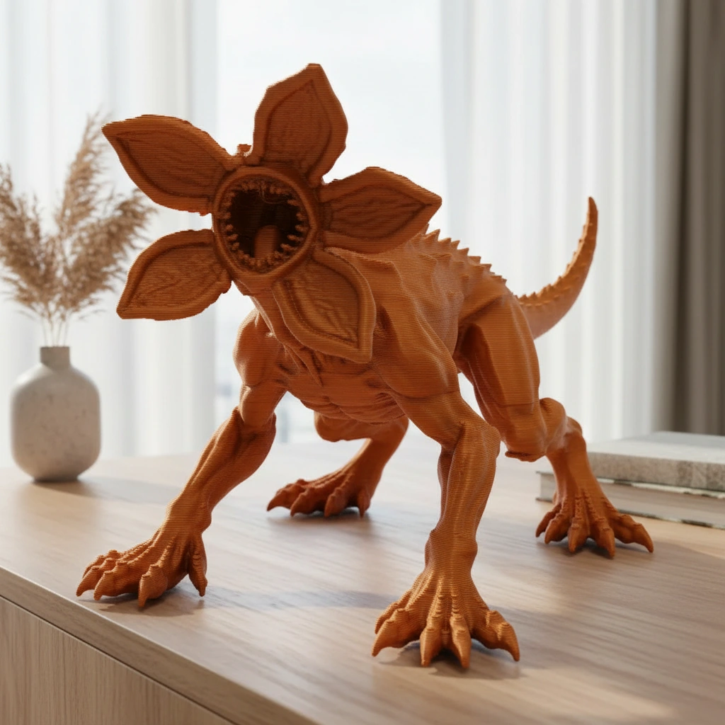 Figurină Detaliată Creatură Fantastică pentru Colecție - culoare Portocaliu, imprimare 3D Vibecraft