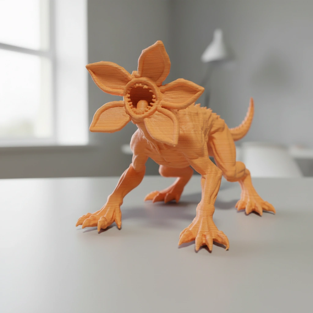Figurină Detaliată Creatură Fantastică pentru Colecție - culoare Portocaliu, imprimare 3D Vibecraft