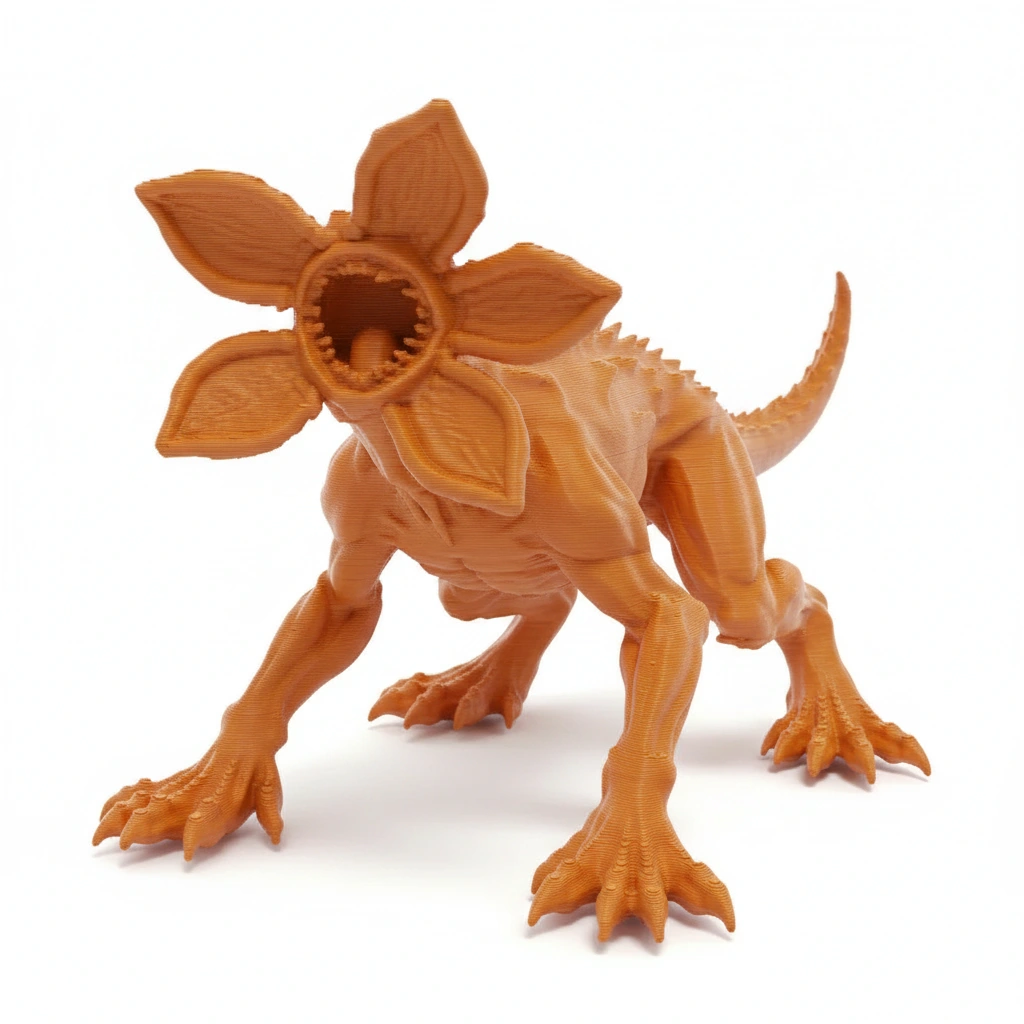 Figurină Detaliată Creatură Fantastică pentru Colecție - culoare Portocaliu, imprimare 3D Vibecraft