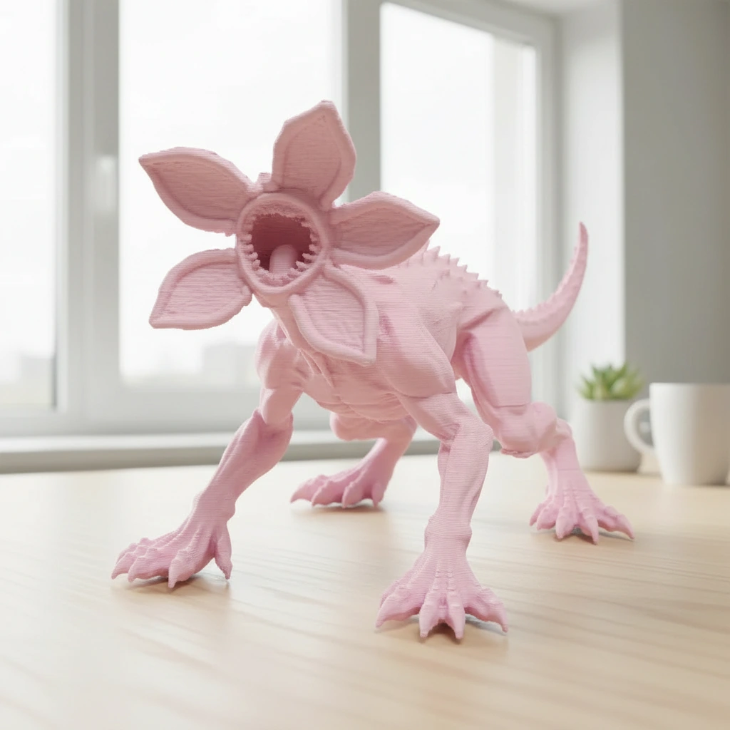 Figurină Detaliată Creatură Fantastică pentru Colecție - culoare Roz, imprimare 3D Vibecraft