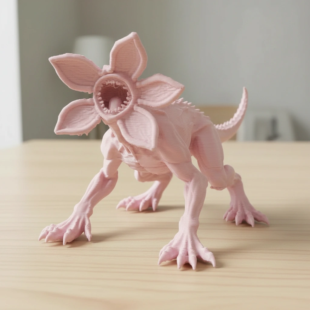 Figurină Detaliată Creatură Fantastică pentru Colecție - culoare Roz, imprimare 3D Vibecraft