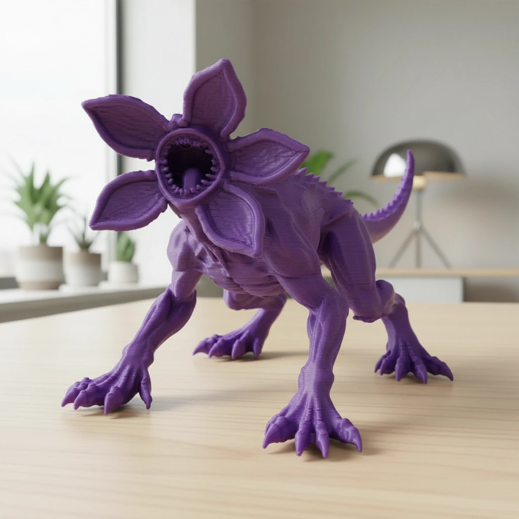 Figurină Detaliată Creatură Fantastică pentru Colecție - culoare Mov, imprimare 3D Vibecraft