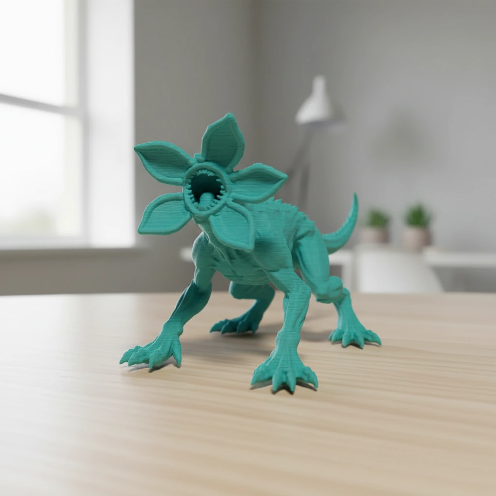 Figurină Detaliată Creatură Fantastică pentru Colecție - culoare Albastru verzui, imprimare 3D Vibecraft
