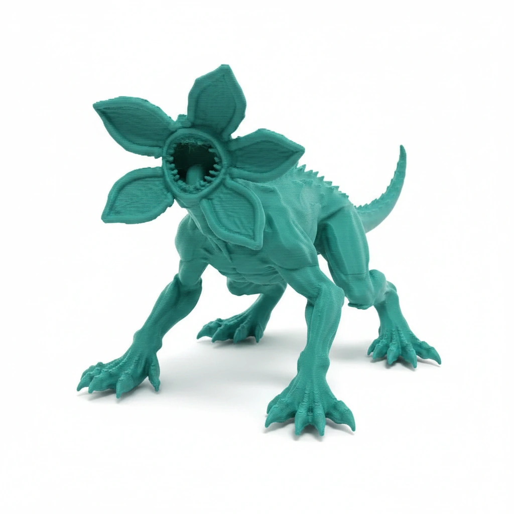 Figurină Detaliată Creatură Fantastică pentru Colecție - culoare Albastru verzui, imprimare 3D Vibecraft