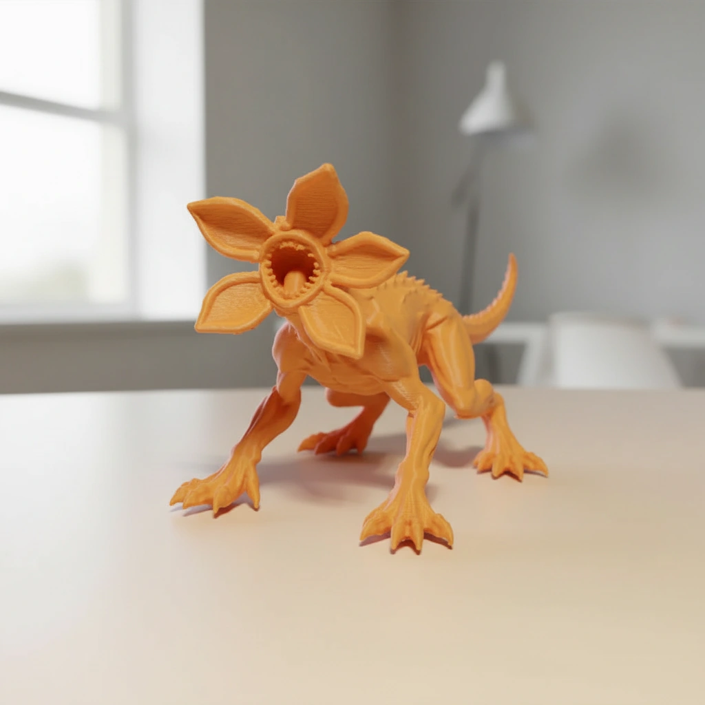 Figurină Detaliată Creatură Fantastică pentru Colecție - culoare vibecraft Figurină Detaliată Creatură Fantastică pentru Colecție orange scene, produs imprimat 3D Vibecraft