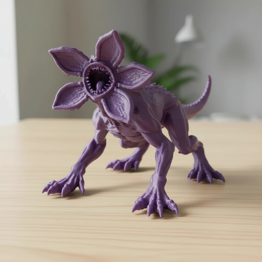 Figurină Detaliată Creatură Fantastică pentru Colecție - culoare vibecraft Figurină Detaliată Creatură Fantastică pentru Colecție purple scene, produs imprimat 3D Vibecraft