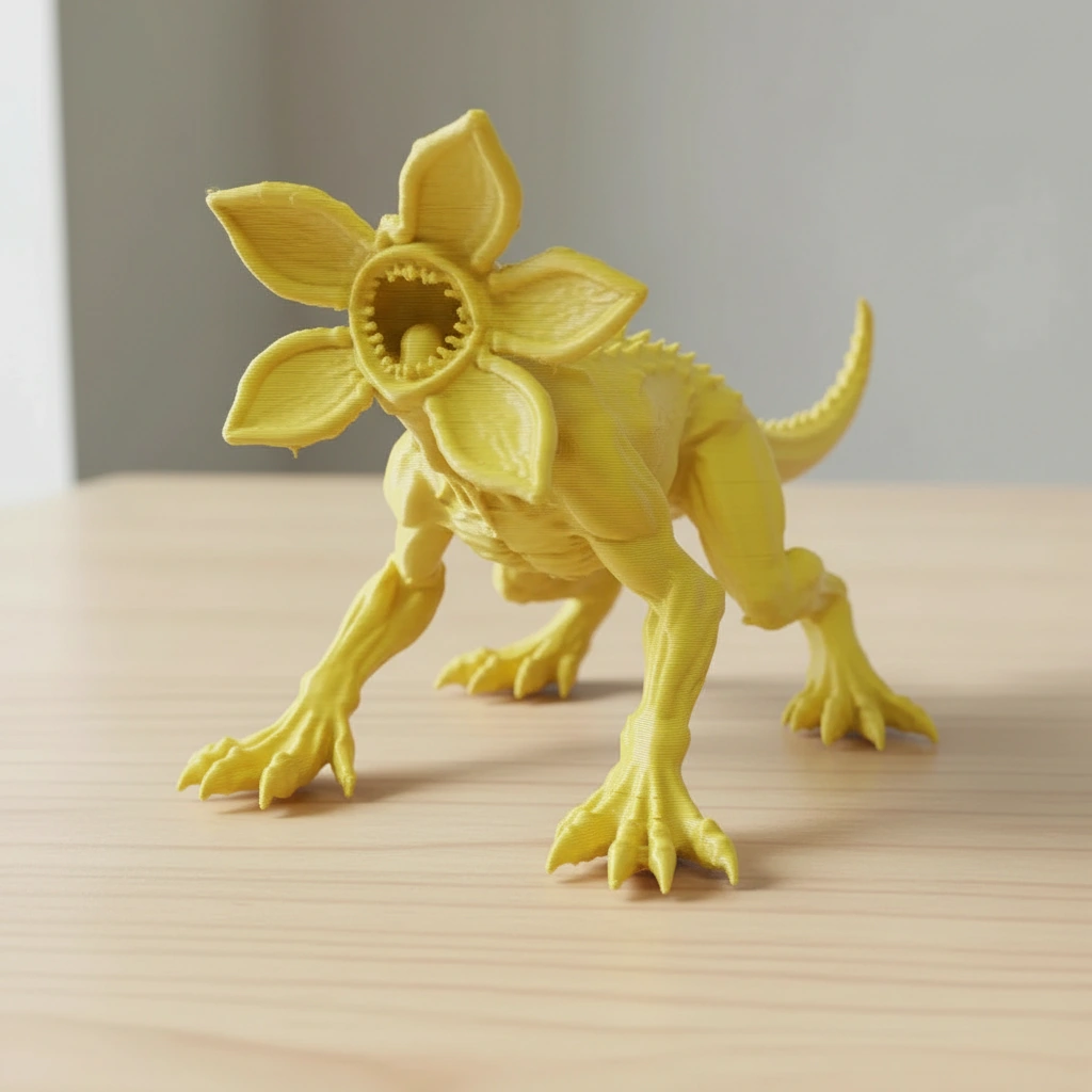 Figurină Detaliată Creatură Fantastică pentru Colecție - culoare Galben, imprimare 3D Vibecraft