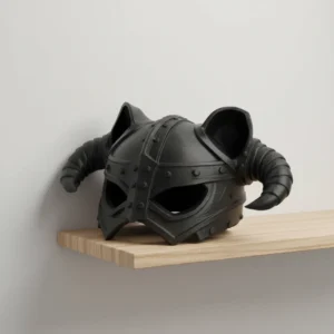Decorațiune Imprimată 3D, Stil Coif Fantezie, Obiect Decor Interior - culoare black studio, produs imprimat 3D Vibecraft