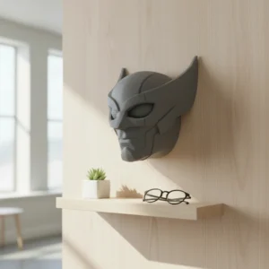 Element decorativ mural conturat - culoare Gri, imprimare 3D Vibecraft
