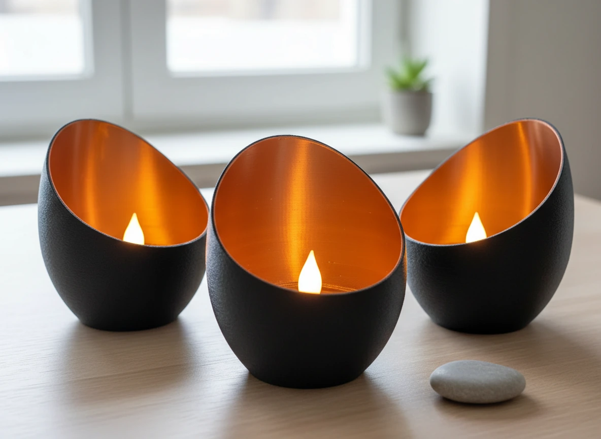 Mini Lampă de veghe decorativă cu LED, pentru ambianță relaxantă - culoare group, produs imprimat 3D Vibecraft