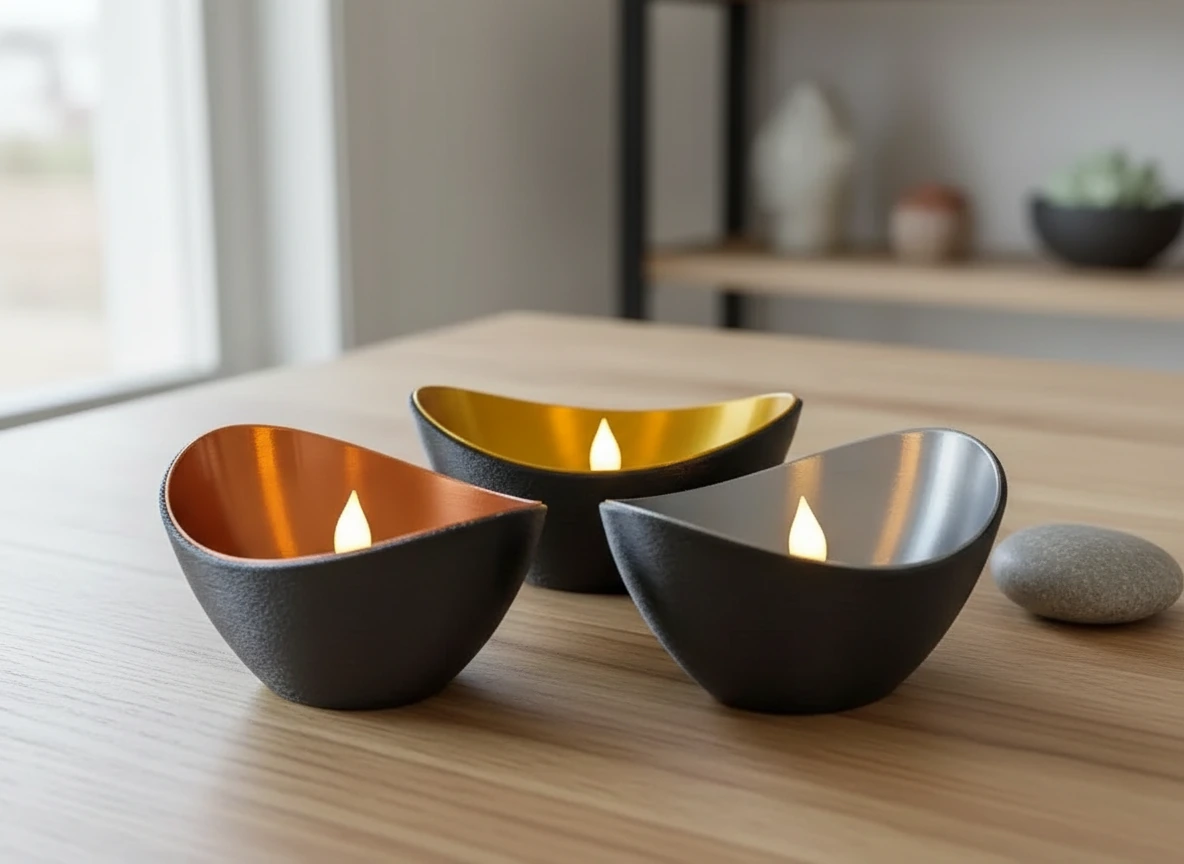 Mini Lampă de veghe LED decorativă cu design minimalist, imprimată 3D - culoare group, produs imprimat 3D Vibecraft
