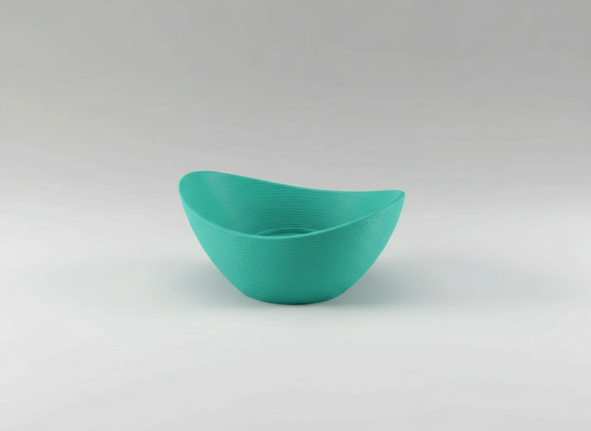 Mini Lampă de veghe LED decorativă cu design minimalist, imprimată 3D - culoare Albastru verzui, imprimare 3D Vibecraft