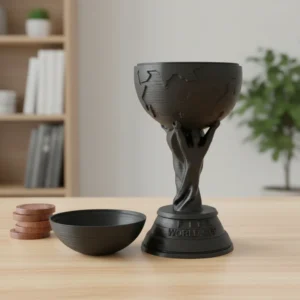 Recipient Trofeu FIFA World Cup Imprimat 3D - Suvenir Decorativ și Organizator - culoare group, produs imprimat 3D Vibecraft