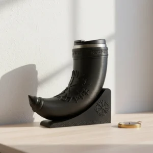 Corn Decorativ Inspirat Mitologia Nordică Suport Inclus - culoare group, produs imprimat 3D Vibecraft