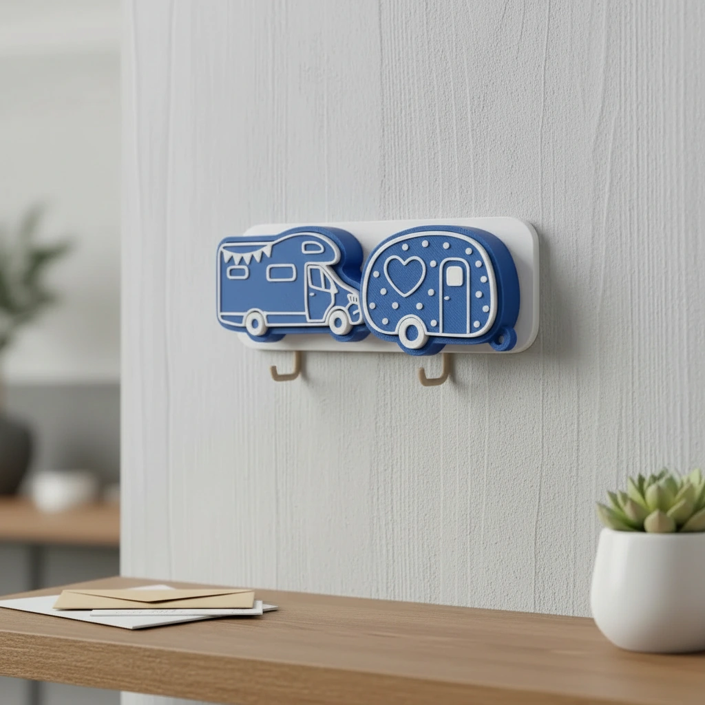 Set Brelocuri Clicker pentru Chei, Design Vehicule Rutiere, pentru decor Tactic Imprimat 3D - culoare Albastru, imprimare 3D Vibecraft