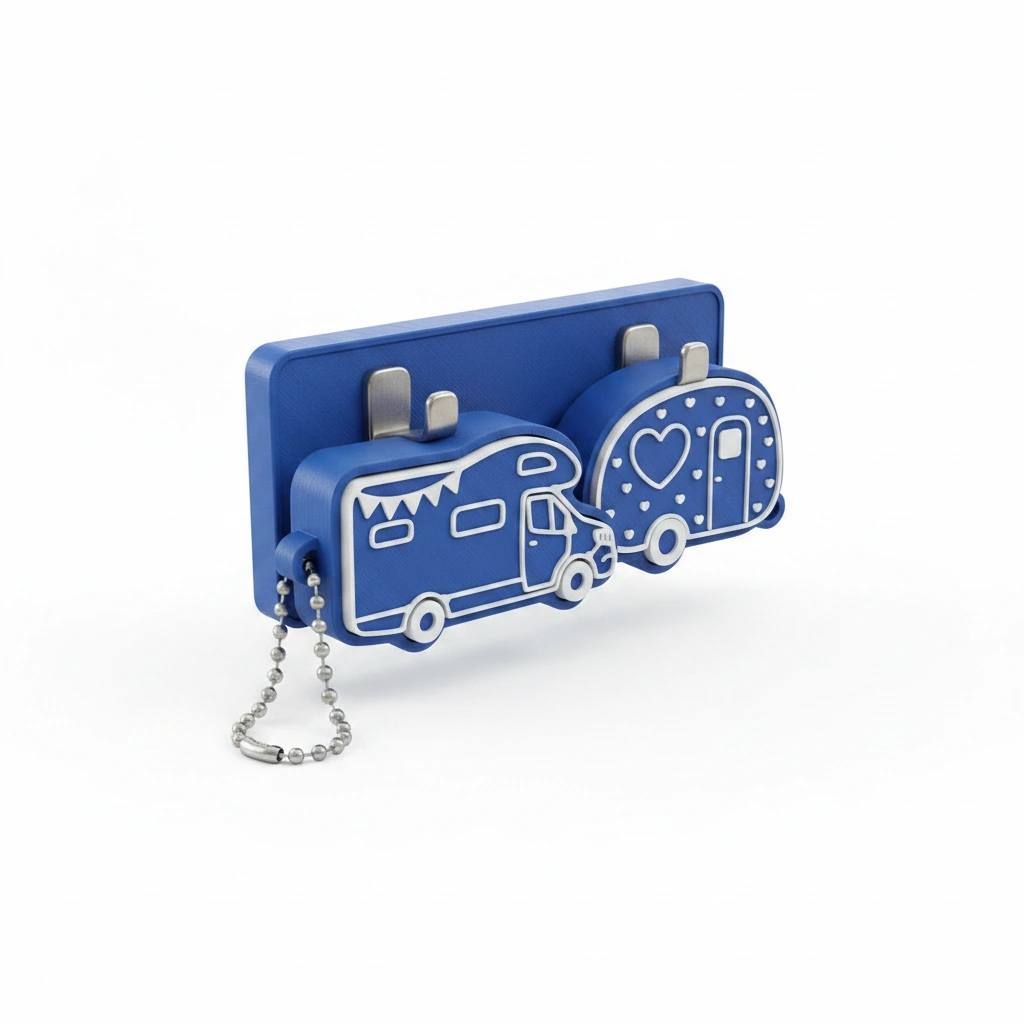 Set Brelocuri Clicker pentru Chei, Design Vehicule Rutiere, pentru decor Tactic Imprimat 3D - culoare Albastru, imprimare 3D Vibecraft