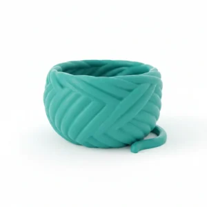 Bol Decorativ Design Ghem de Ață pentru Obiecte Mici - culoare Albastru verzui, imprimare 3D Vibecraft
