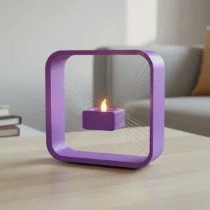 Lampă de veghe LED decorativă cu iluzie de plutire - culoare Mov, imprimare 3D Vibecraft