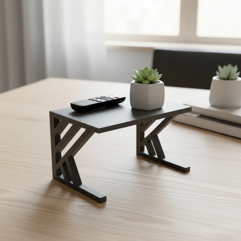 Raft Organizator Etajerat Universal pentru Obiecte Mici - culoare Negru, produs imprimat 3D Vibecraft