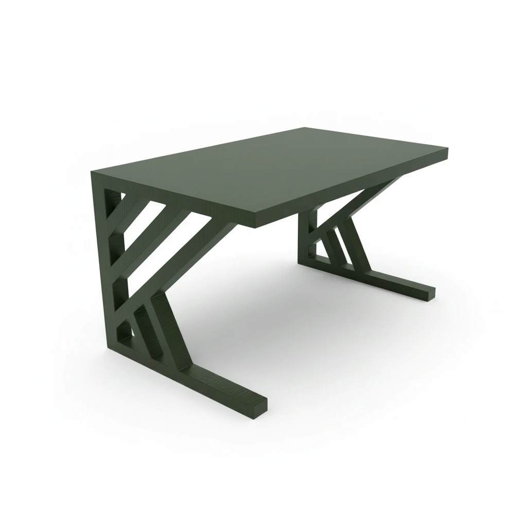 Raft Organizator Etajerat Universal pentru Obiecte Mici - Olive green compozit mat, imprimare 3D Vibecraft